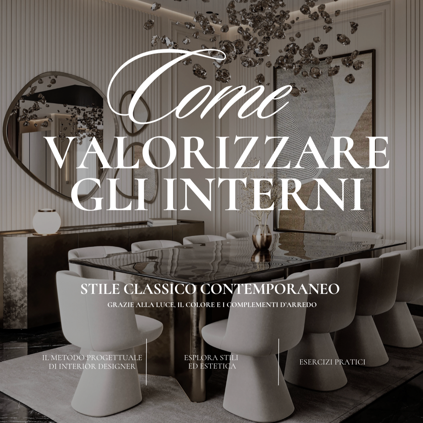 Come illuminare in modo efficace una zona living open space?
I punti di illuminazione fondamentali sono tre,