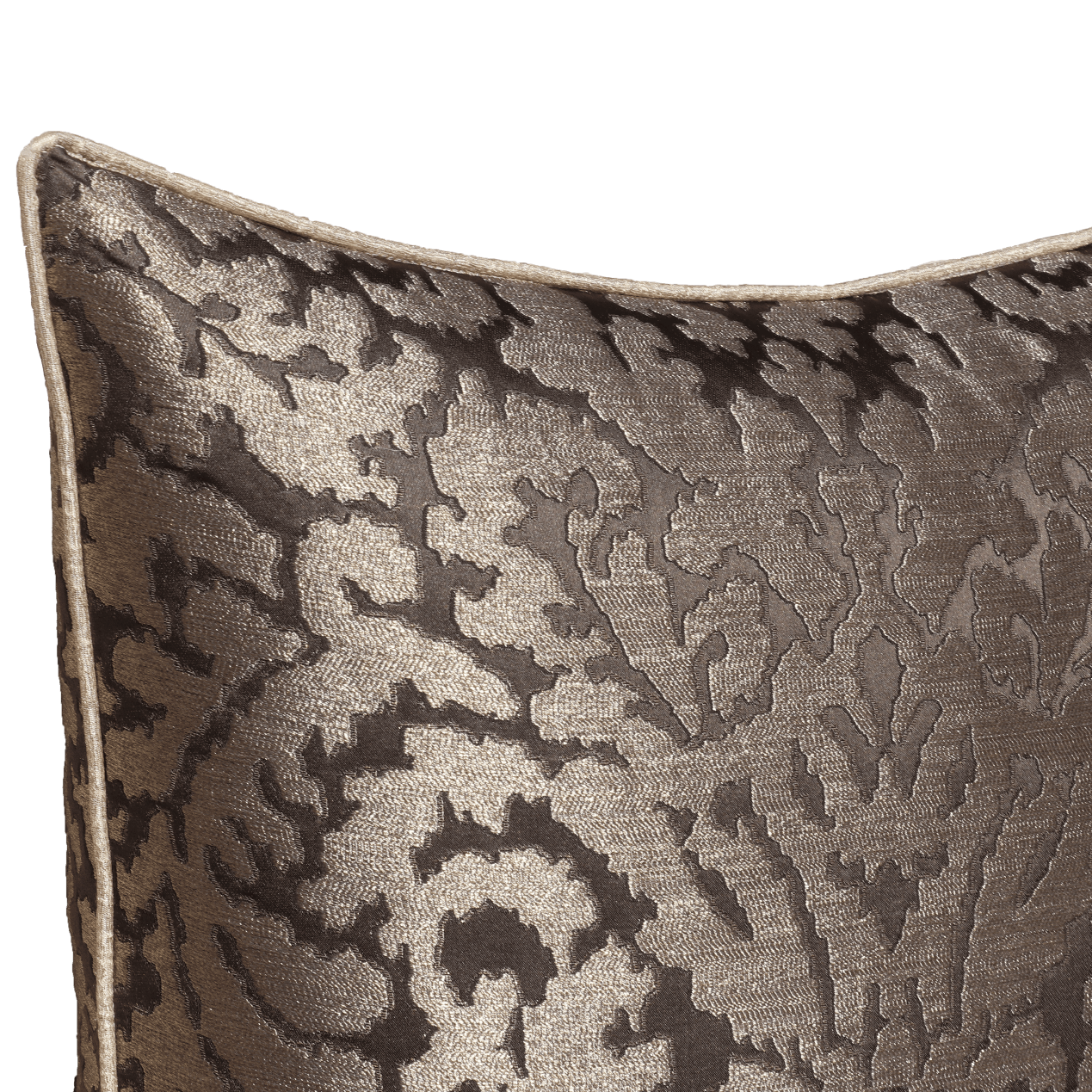 decorative cushion for sofas in fine fabrics such as silk, velvet, linen and cotton.